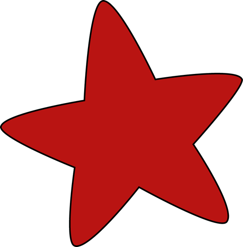 Red Clip Art - Clip Art Red Star (1024x1024)