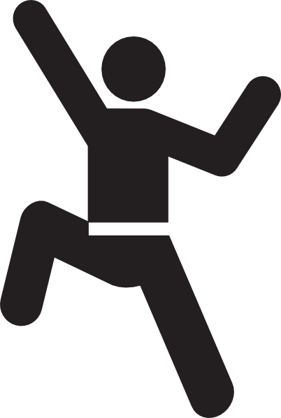 Left Hand Climber Clip Art At Clker Com Vector Clip - Climbing Clip Art (402x598)