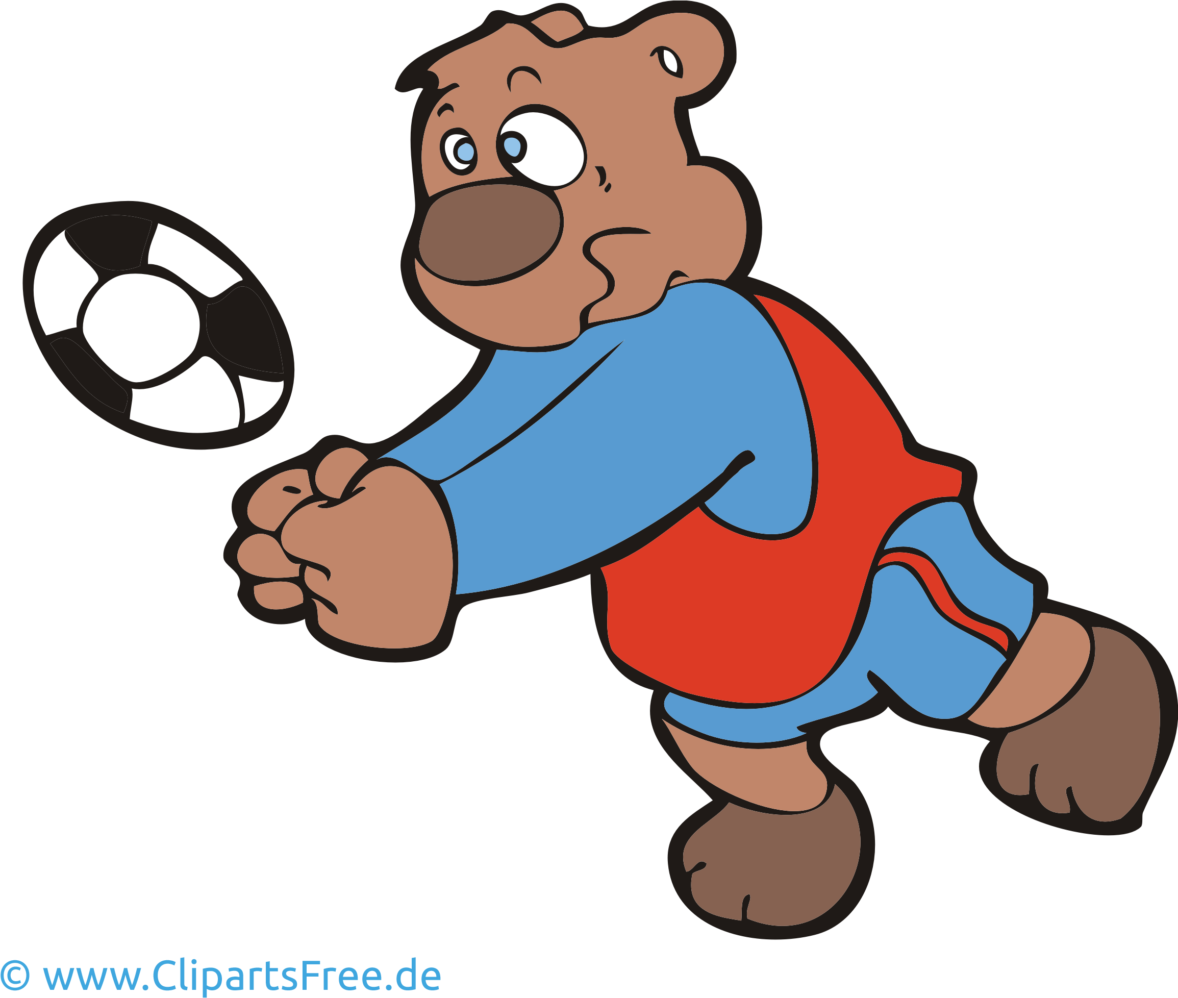 Volleyball Clipart Bild Cartoon Grafik Illustration - Volleyball Clipart (2438x2098)