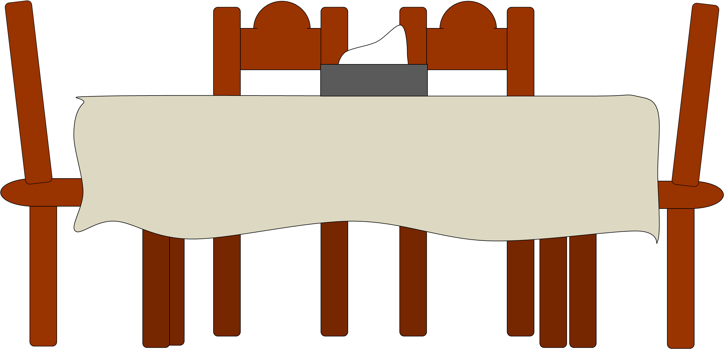 Thanksgiving - Furniture In Clipart Png (2527x1220)
