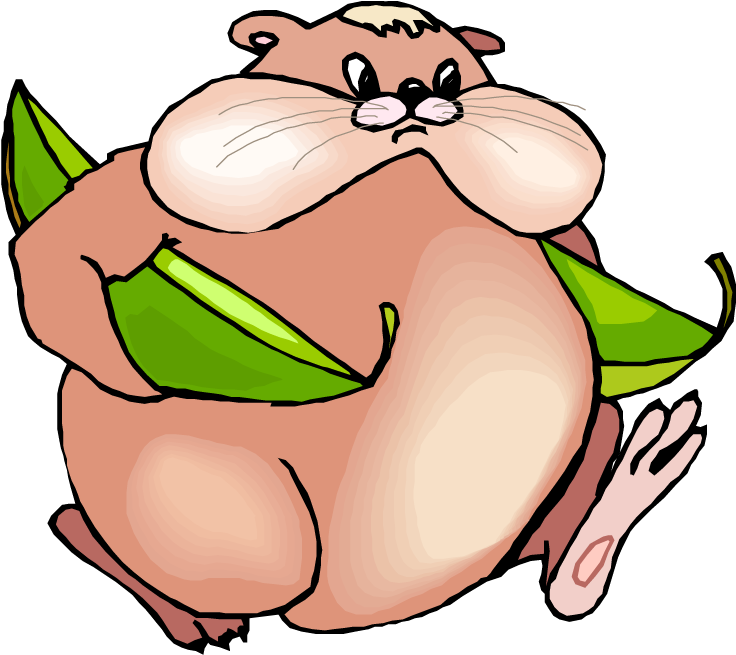 Chipmunk - Clipart - Chipmunk Running Clipart (750x679)