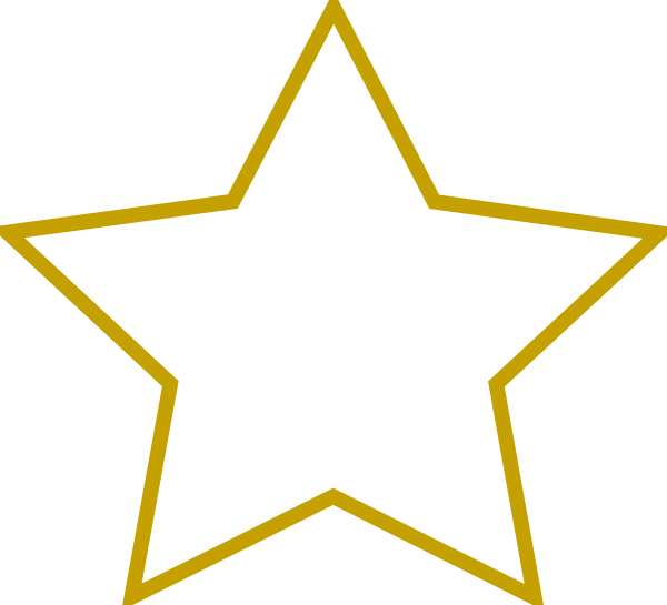 Star Clip Art - Shape Of A Star (600x545)