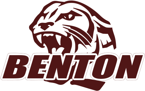 Panther Volleyball Cliparts - Benton Panthers (500x313)