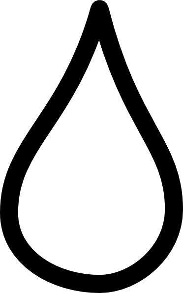 White Tear Drop Clip Art At Clker - White Tear Drop Clip Art At Clker (372x595)