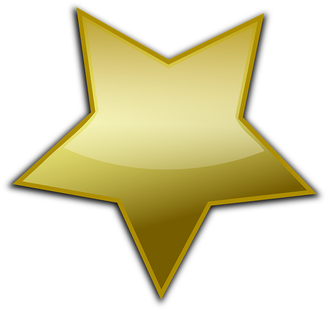 Gold Star Clipart Gold Star Clip Art At Clker Vector - Gold Star Vector Png (792x750)