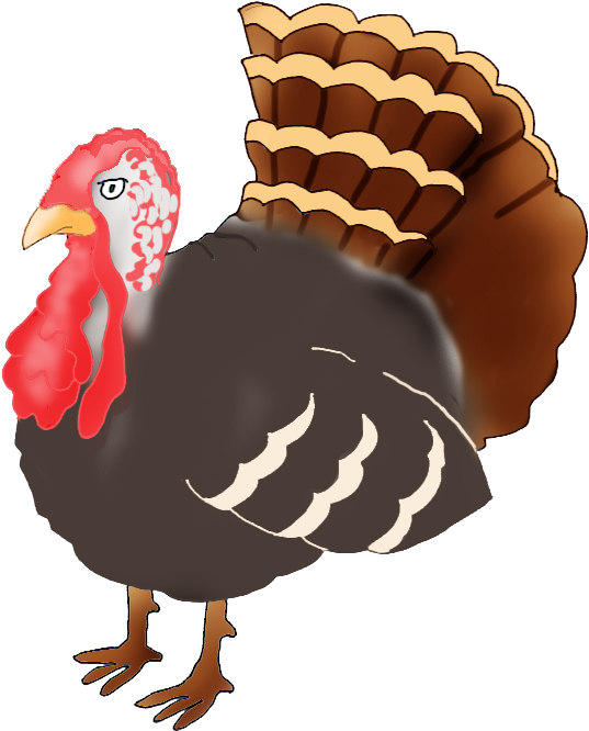 Happy Thanksgiving Clipart - Drawing (656x734)