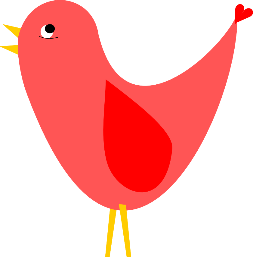 Red Birds Clipart Clipart Best - Bird Clip Art Transparent (841x853)