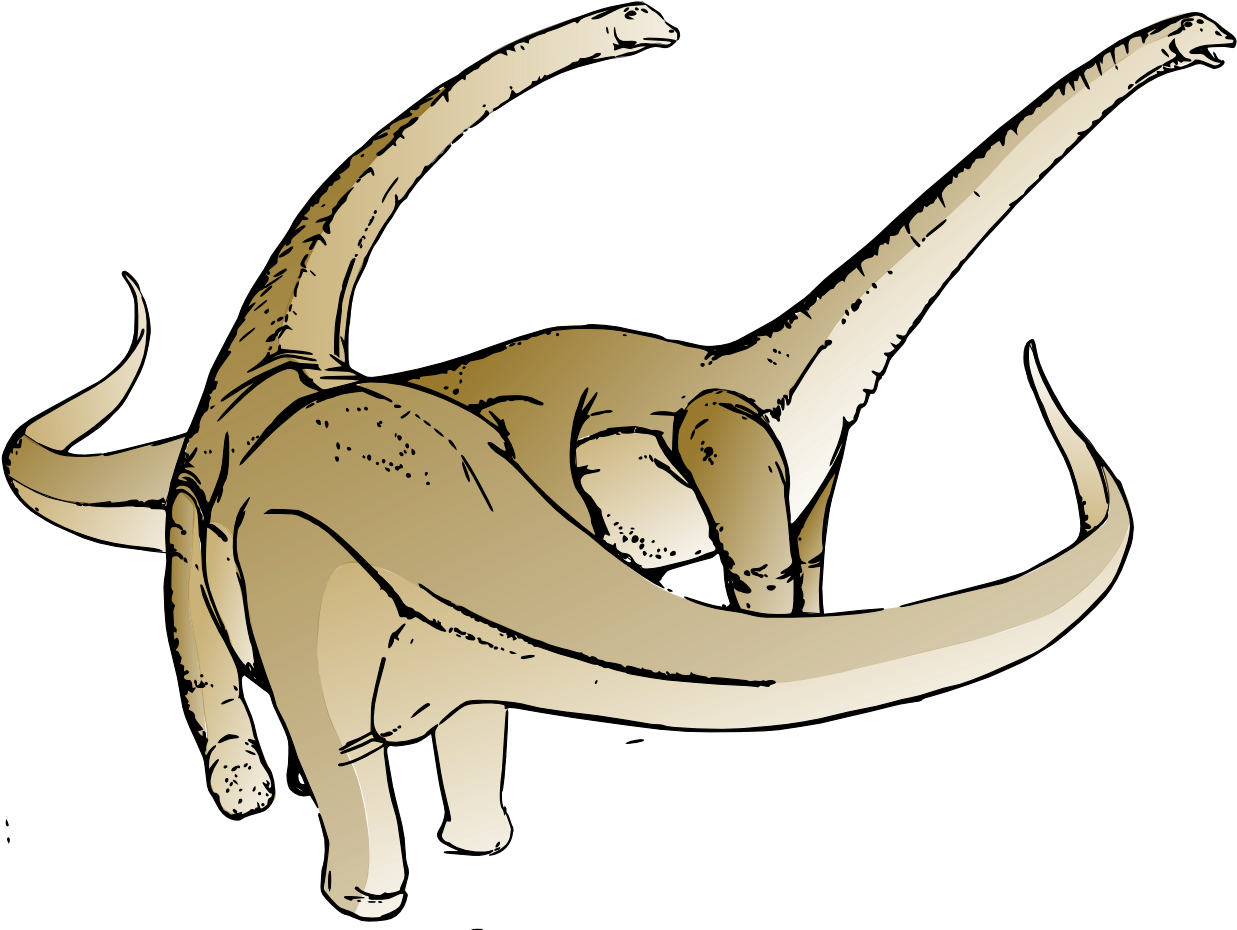 Dinosaur Clip Art Clipart - Alamosaurus Clip Art (1251x943)