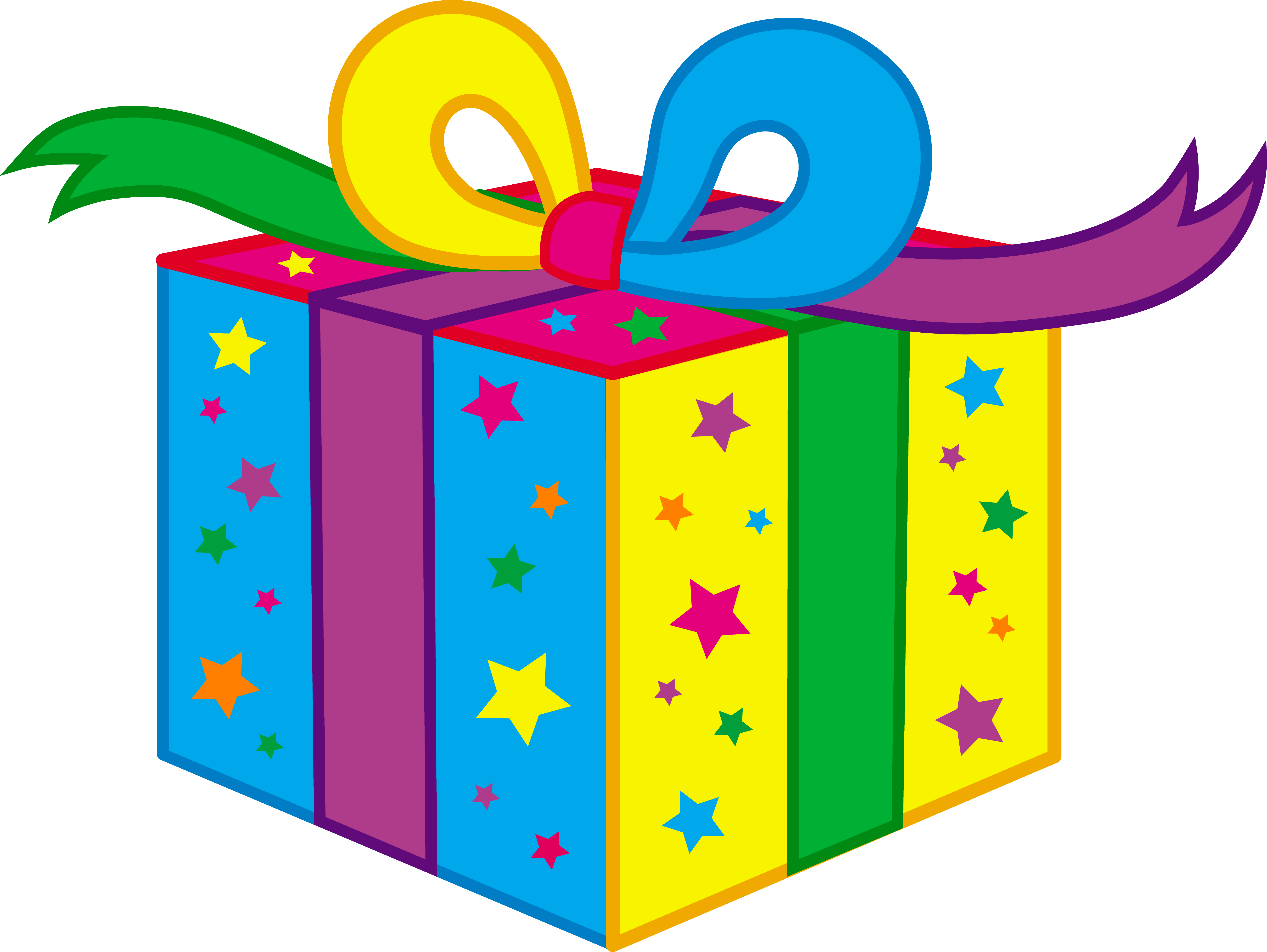 Kids Birthday Party Present - Present Clipart (6831x5132)