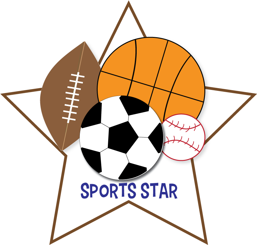 Free Sports Clipart For Parties Crafts School Projects - Sports Ball Clip Art (861x828)