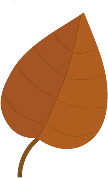 Fall Leaf Clip Art - Illustration (444x591)