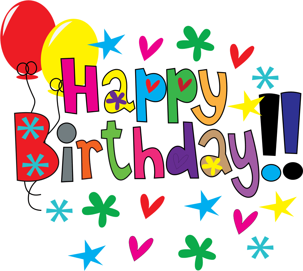 Happy Birthday Clip Art Clipart Photo - Ways To Say Happy Birthday (1000x894)