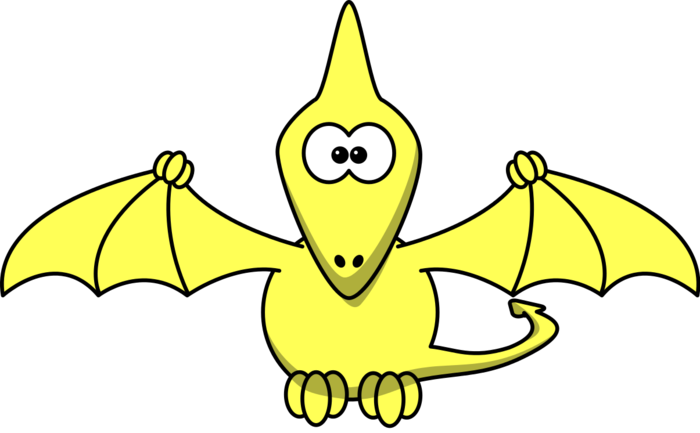 Dinosaur - Footprint - Clip - Art - Pterodactyl Coloring Pages For Kids (700x433)