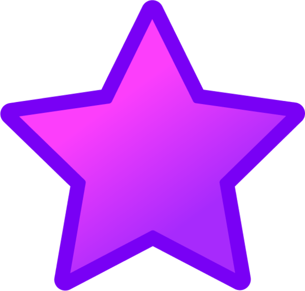Clipart Purple Star Cliparts Free Download Clip Art - Purple Star Clip Art (600x573)