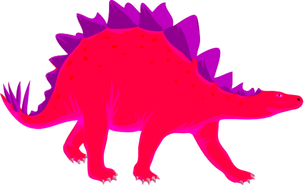 Small Dinosaur Clipart - All Kinds Of Dinosaurs (600x365)