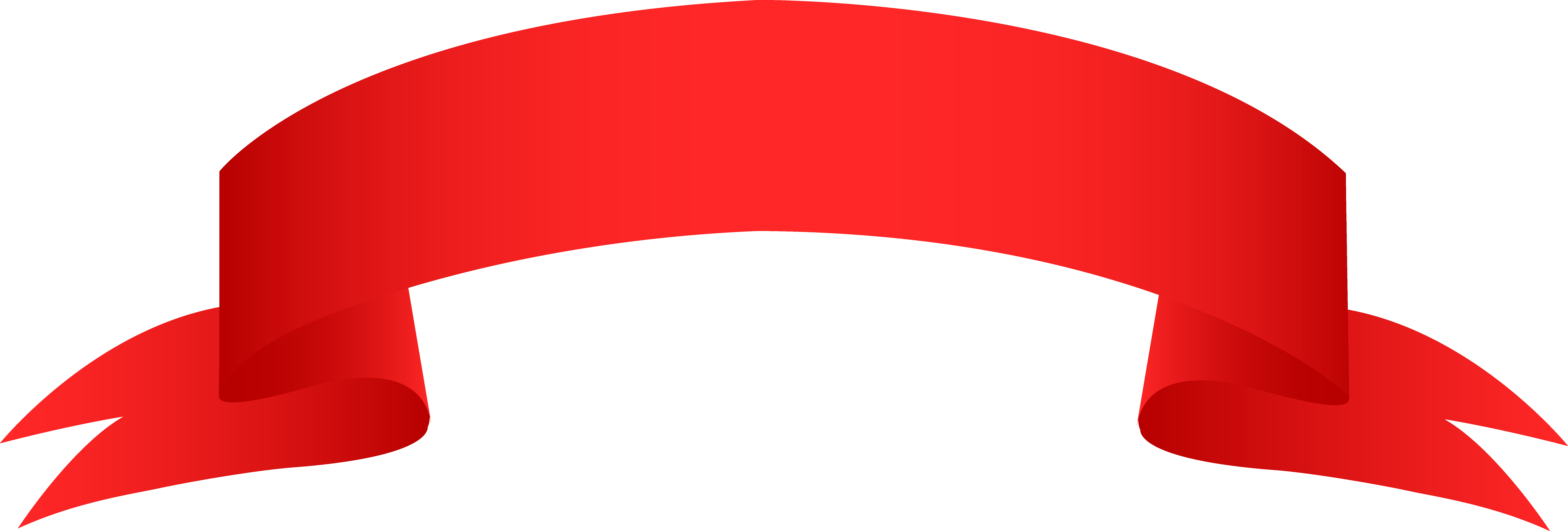 Cartoon - Ribbon Png (9356x3172)