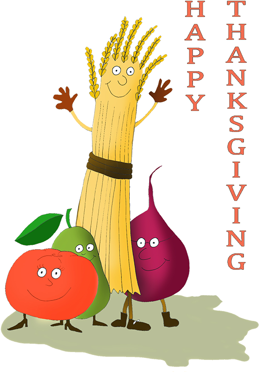 Happy Thanksgiving Clipart - Thanksgiving (586x827)