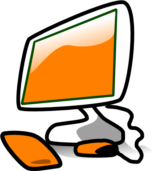 Pc Desktop - Computer Clipart Png (564x596)