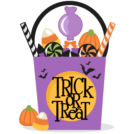 Trick Or Treat Clipart Trick Or Treat Clip Art Trick - Trick Or Treat Clip Art (432x432)