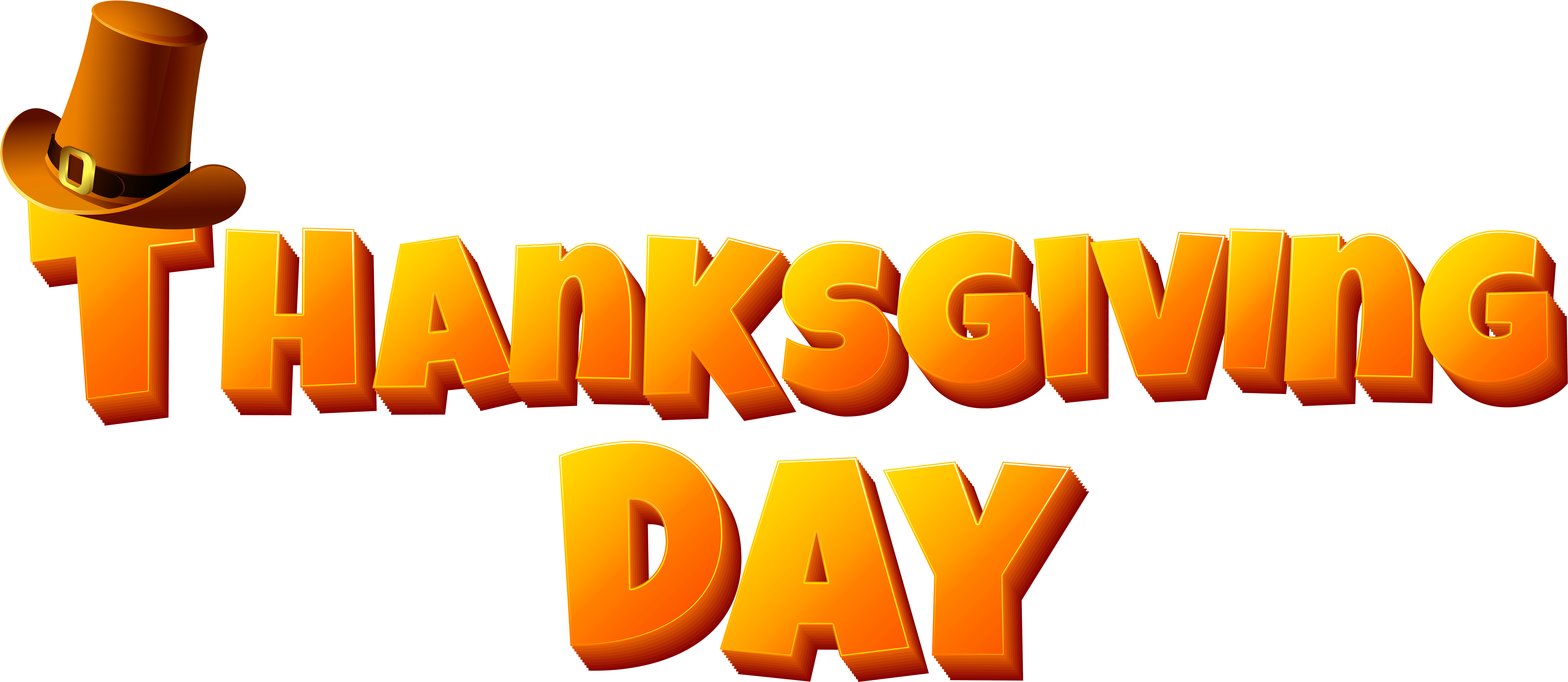 Thanksgiving Clip Art - Thanksgiving Clip Art (8000x3495)