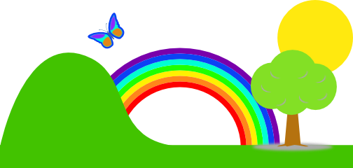 Rainbow Images Clip Art Rainbow Clip Art Clipart Panda - Clipart Rainbow (504x240)