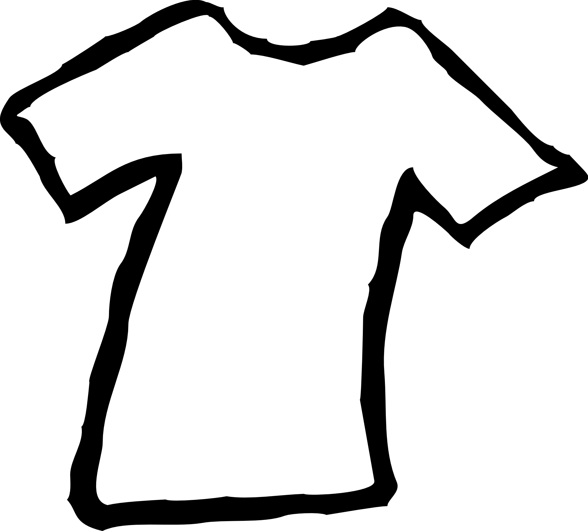 Clothes Clip Art Clothes Clipart Clipart Panda Free - Clothing Black And White (1969x1778)