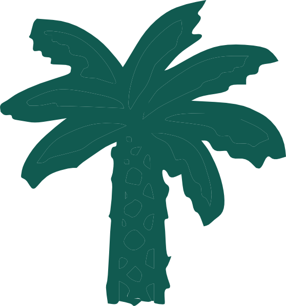 Palm Tree Svg Clip Arts 558 X 598 Px - Clip Art (558x598)