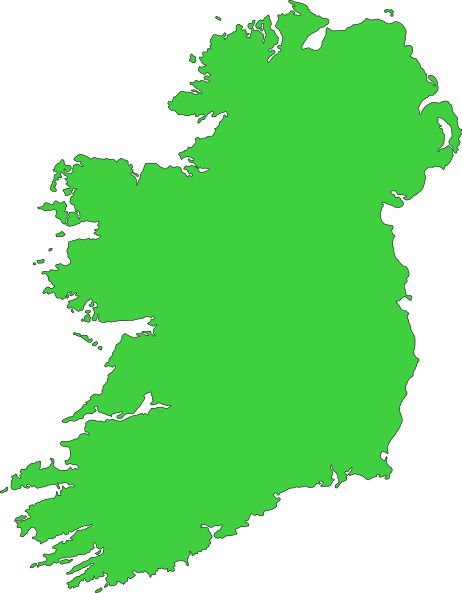Ireland Clipart Ireland Clip Art Free Clipart Panda - Northern Ireland Republic Of Ireland Map (462x593)