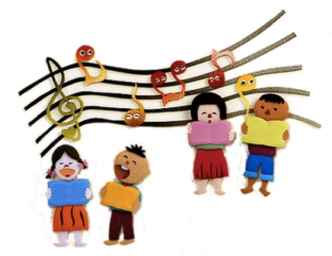 Children Singing Clip Art 4 Png - Children Singing Clipart Png (664x507)