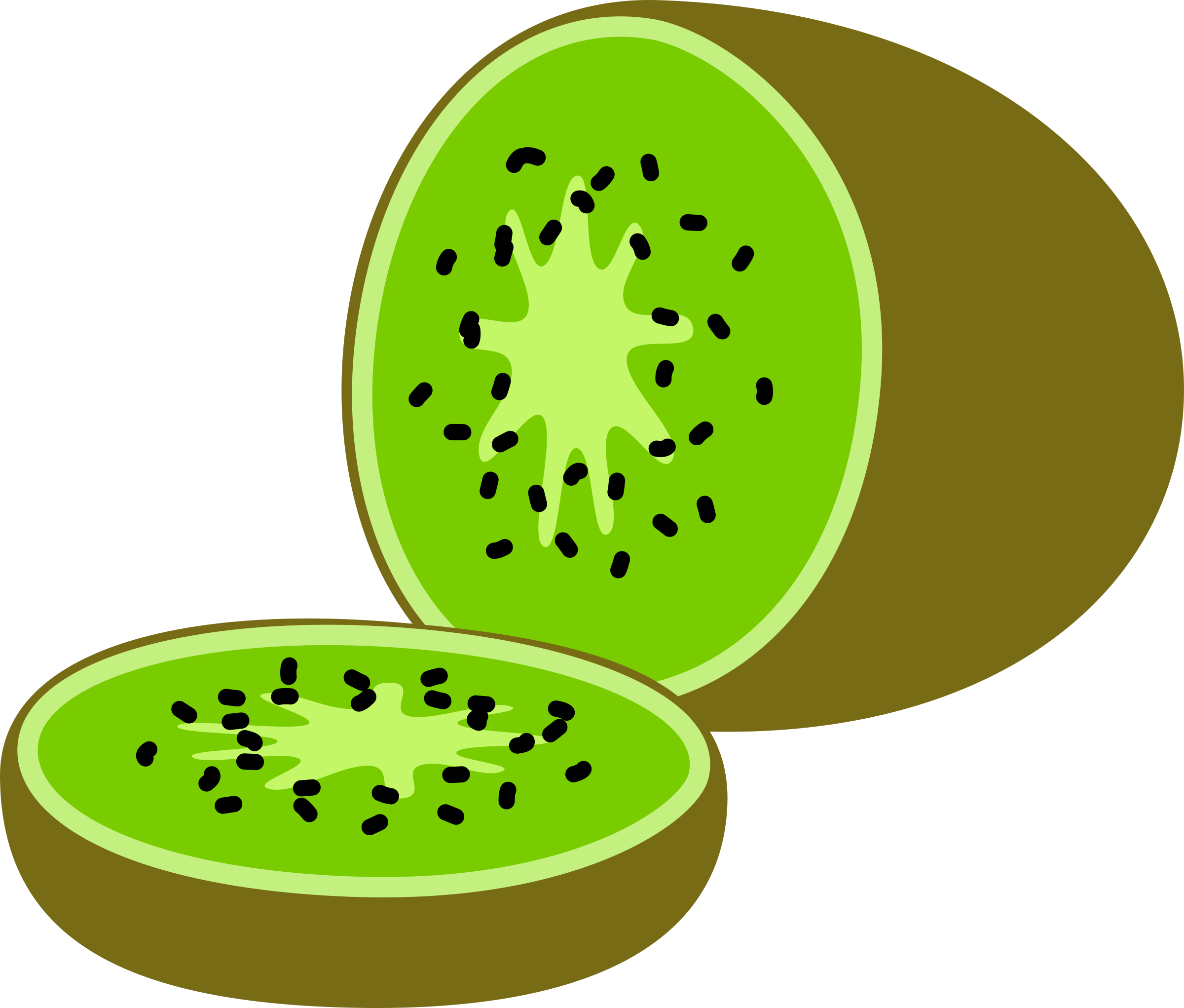 Medium Image - Kiwi Clipart (2400x2042)