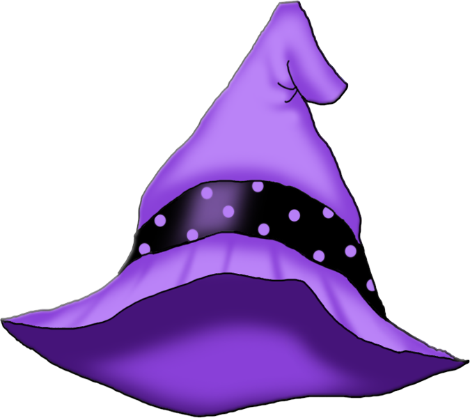 Halloween Witch Hat Clip Art - Party Hat (675x600)