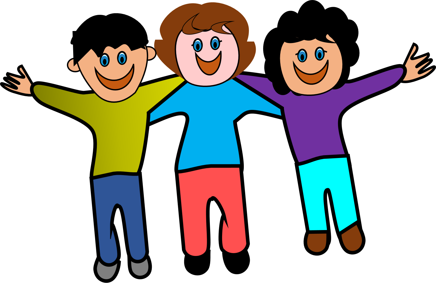 Friends Clip Art Images Black And White - Friends Transparent (1531x994)