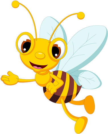 Illustration Of Bee Cartoon Vector Art, Clipart And - Clipart Abeille (401x500)