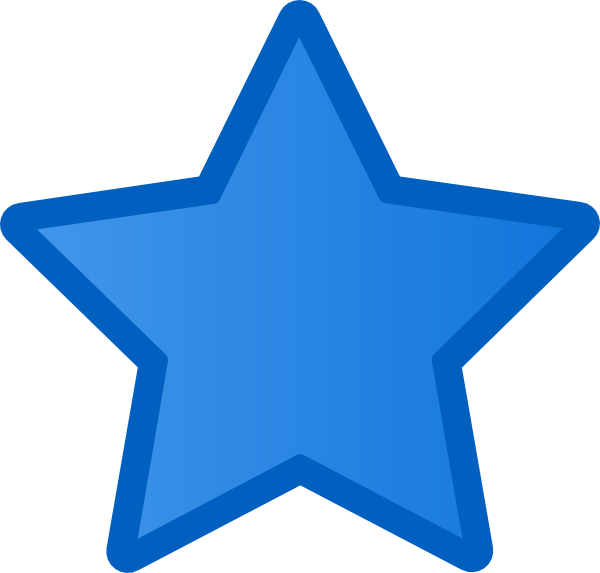 Blue Star Clipart Blue Star Clip Art At Clker Vector - Clip Art (600x573)