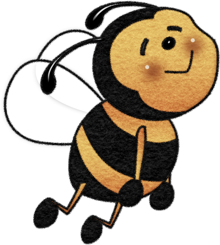 Honeysuckle & Honeybees» Закрыт - Bee (764x848)