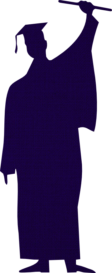 Graduation Graduate Student Clipart Clipart Kid - Vector تخرج (358x874)