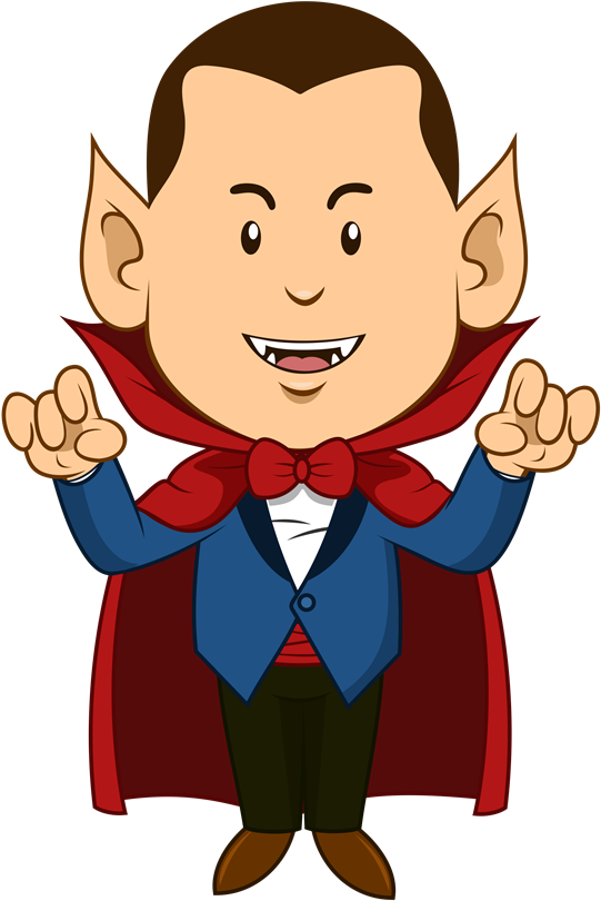 Cute Dracula Clipart This Cute Cartoon Clip Art Of - Vampire Clipart (600x856)