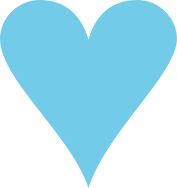 Blue Heart - Blue Heart No Background (347x367)