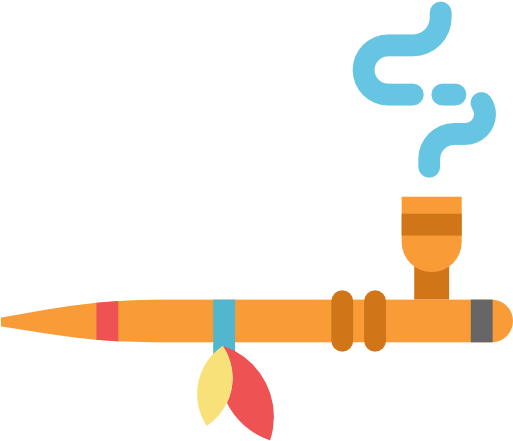 Size - Native American Pipe Transparent Clip Art (512x512)