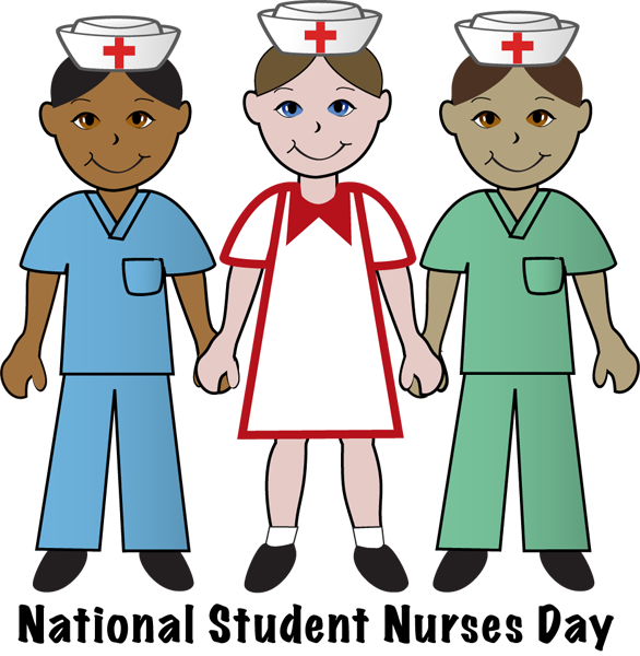 Nursing Student Clipart - National Student Nurse Day (586x600)
