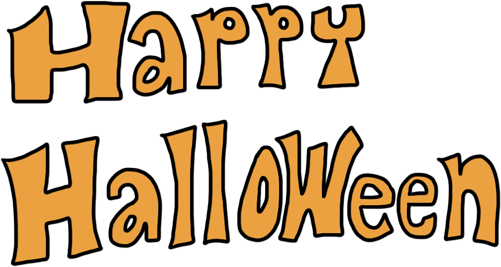 Free Clip Art Of Happy Halloween Clipart - Halloween Clip Art Transparent (1025x550)