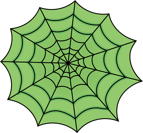 Spider Web Border Clipart Free Images - Spider Web Clipart (500x463)