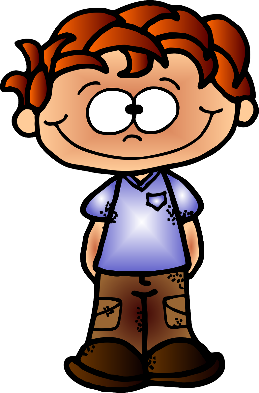 Bonecos * Meninos - Clip Art (1057x1600)