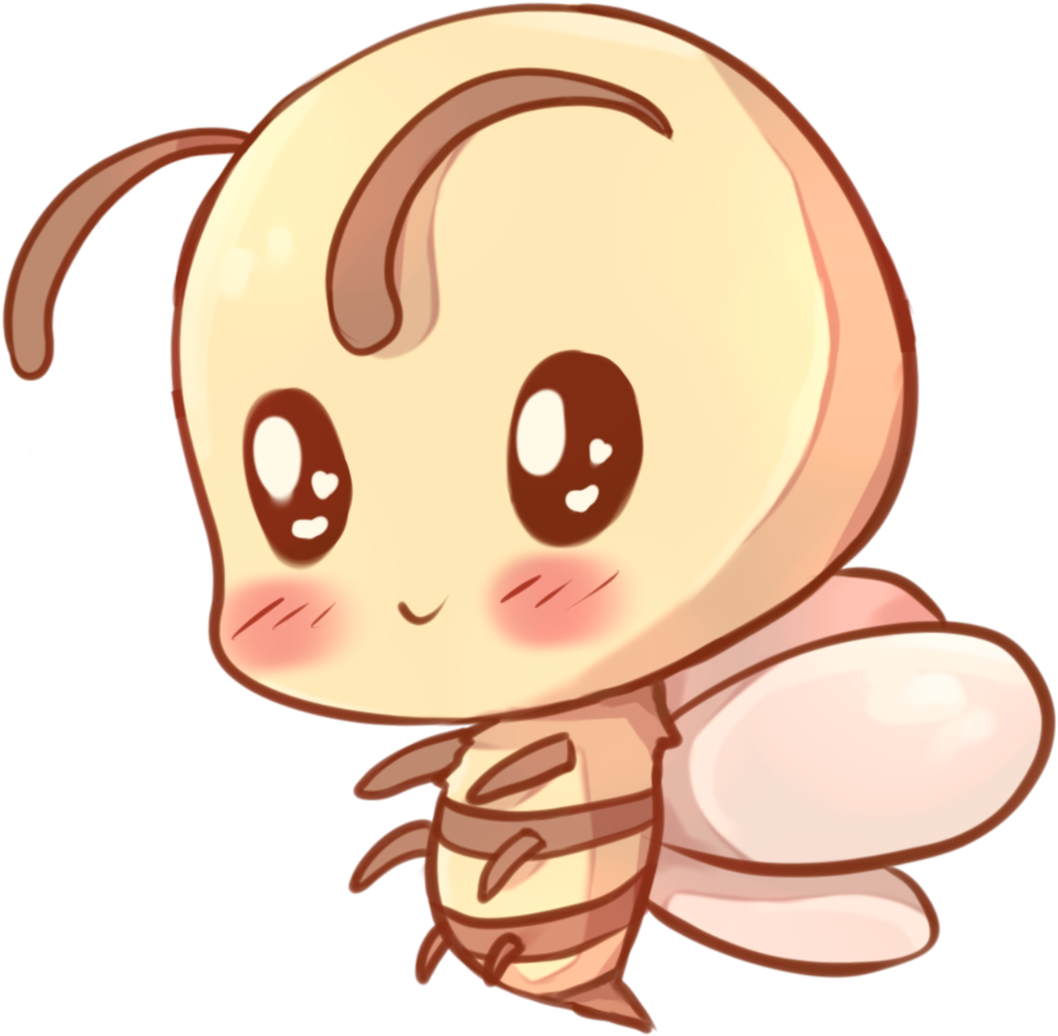Drawn Bees Kawaii - Kawaii Bee (1024x1024)