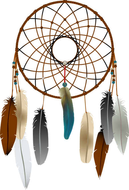Dream Catcher Native American Clipart - Dream Catcher Clip Art (455x668)
