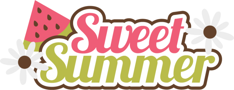 Sweet Summer Svg Scrapbook Title Watermelon Svg Files - Sweet Summer (800x308)