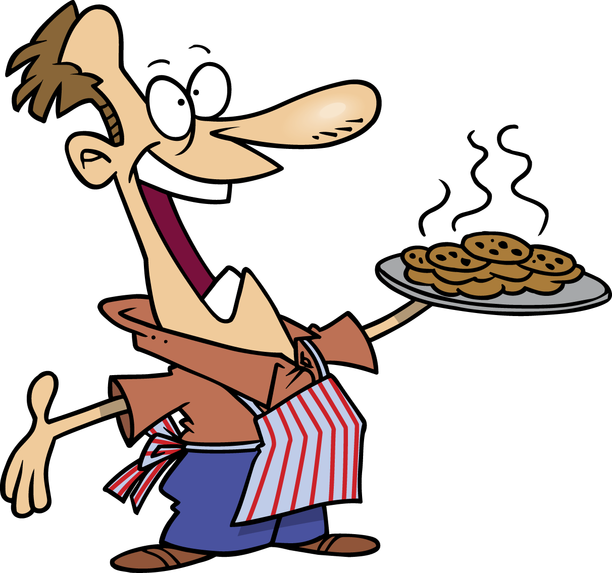 Bake Sale Thanksgiving Clip Art - Chocolate Chip Cookies Clip Art (1212x1135)