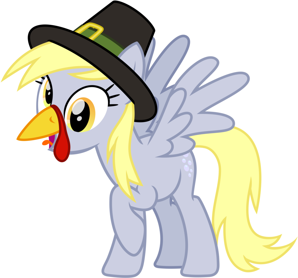 Have A Derpy Thanksgiving By Cheezedoodle96 - Cartoon (1024x1024)