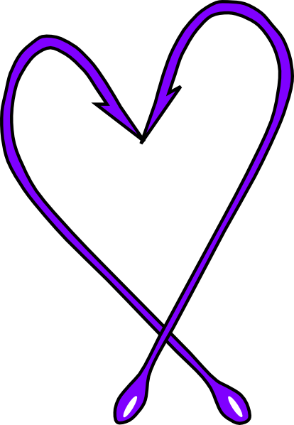 Fishing Hook Heart Clip Art At Vector Clip Art - 3rd Battalion 7th Marines (414x598)