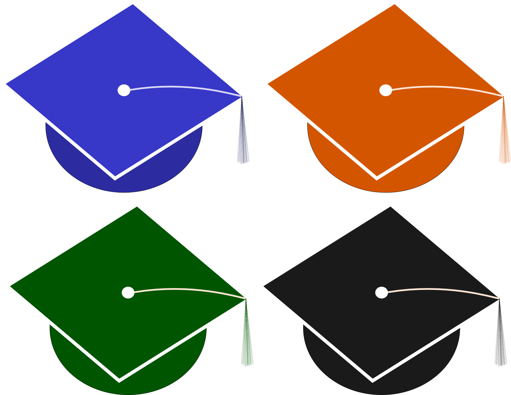 Graduation Caps Clip Art - Space Needle (1969x1522)